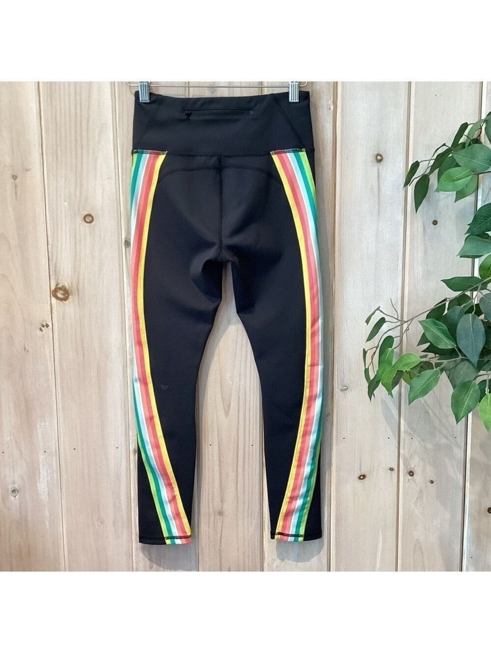 IVL Collective rainbow stripe leggings